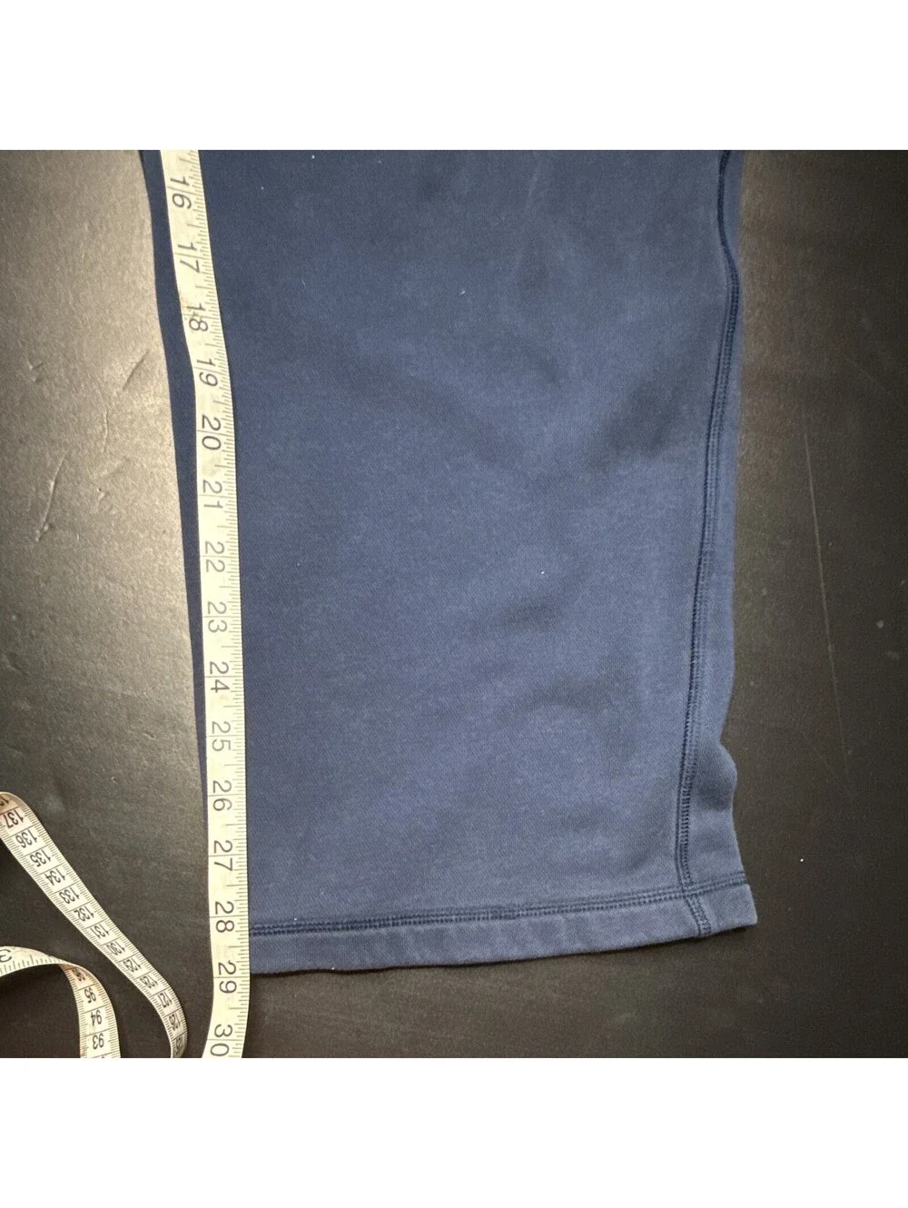Under Armour Mens L Loose Blue Fleece Sweatpants Drawstring Elastic Waist